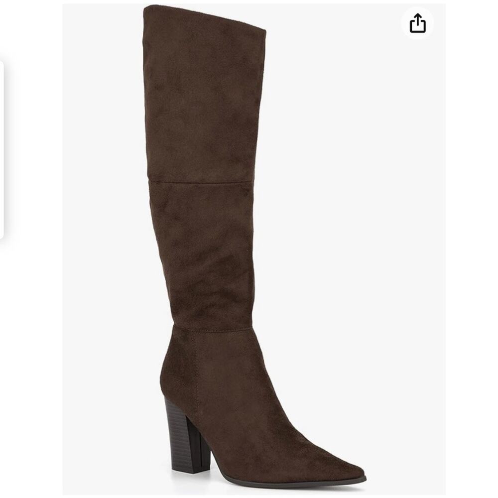 NWOT Women's Olivia Miller Sabrina Riding Boot – Dark Brown - Sz 9